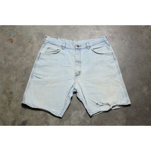 Thrashed Vintage 90's USA-Made Wrangler Heavily Distressed Jean Shorts - 36